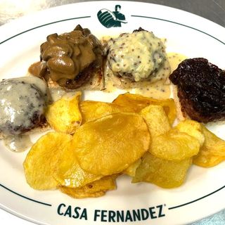 Assortiment d'hamburguesetes