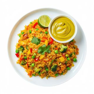 Arroz Frito Curry Thailandés