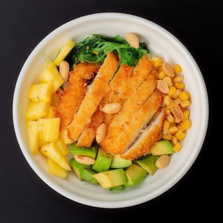 128. Crispy Chicken Pokebowl (1 Lt.)