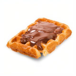 Gofre dulce de leche