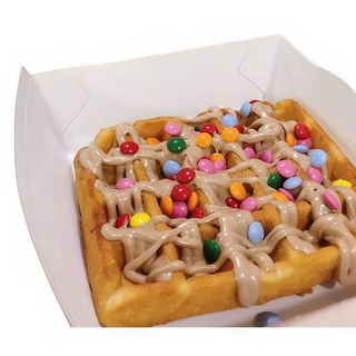 Gofre con Chocolate y Lacasitos