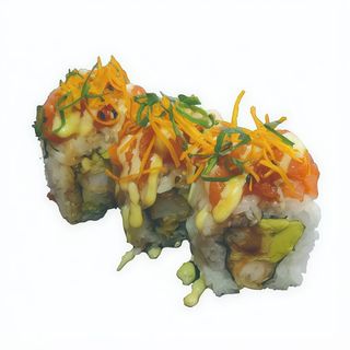 128. Kirin Uramaki De Salmón (10 pzs.)