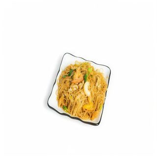 Fideos de Arroz con Gambas