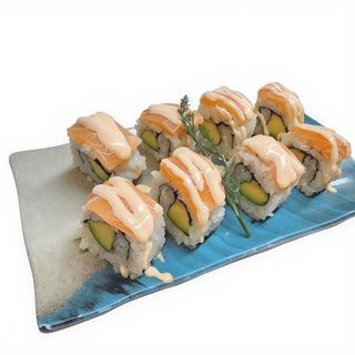 URAMAKI SALMON MAYODULCE (8 piezas)