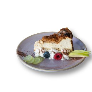 Apple Crumbled Cheesecake