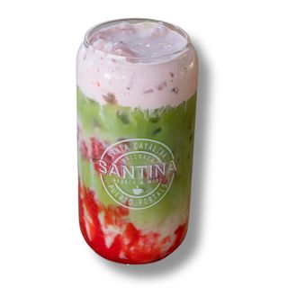 Strawberry Matcha Latte