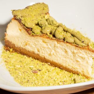 tarta de queso con pistacho