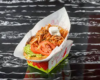 Kebab de pollo