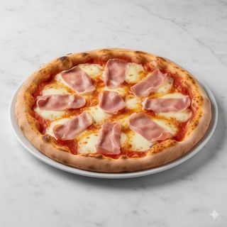 Pizza de jamón dulce (mediana)