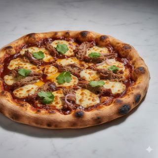 Pizza barbacoa (mediana)