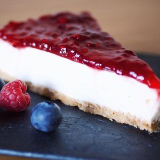 TARTA DE QUESO Y FRAMBUESA