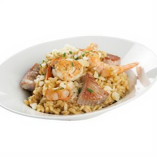 Risotto de arroz frutti de mare
