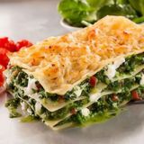 Lasagna de espinaca