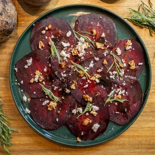 Carpaccio de remolacha