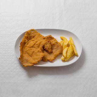 Escalope con patatas