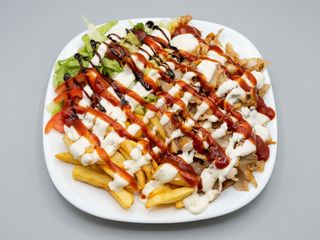 Plato kebab y papas (pequeña)