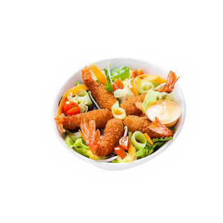 Ensalada Crispy Prawn