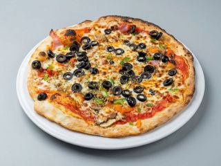 Pizza Cuatro Estaciones (Mediano)