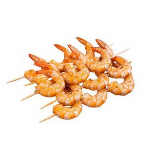 Brochetas de Gambas Teppanyaki