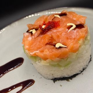 Tarta de salmón