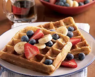 Fruit Waffles