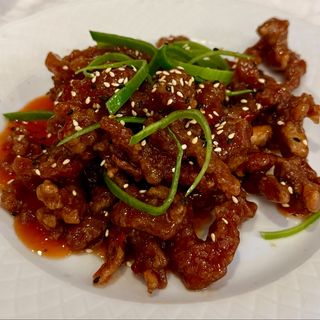 Ternera crujiente al limón