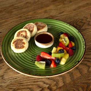 Healthy Sirniki GF (pancakes de queso quark)