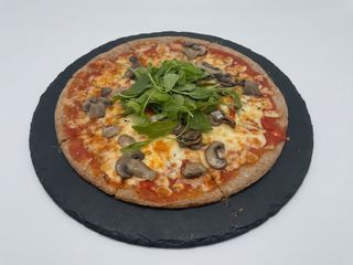 Mushroom and truffle pizza