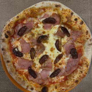 Pizza Bacon y Dátiles