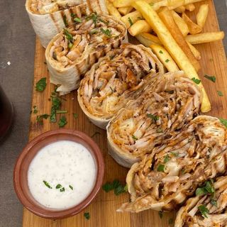 Iskandar kebab con parata