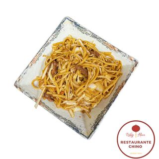 Tallarines Fritos Con Carne (Ternera, Pollo O Cerdo)
