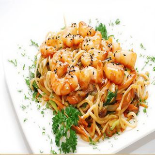 Yakisoba De Langostinos