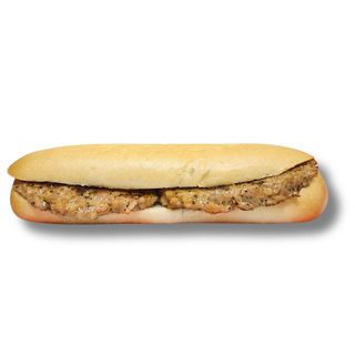 Bocadillo de hamburguesa picante