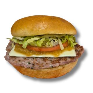 Hamburguesa de cerdo completa