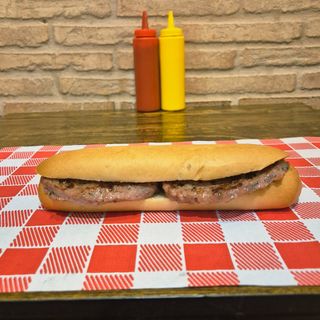 Bocadillo de hamburguesa de cerdo