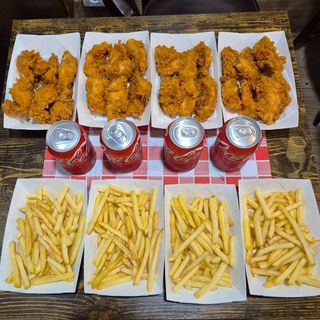 Menú 24 tiras de pollo crispy