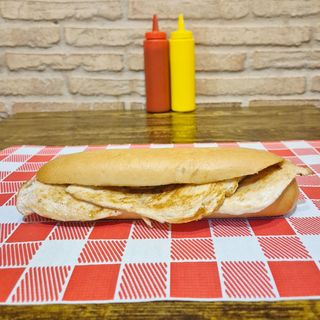 Bocadillo de pechuga de pollo.