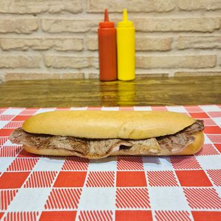 Bocadillo de bistec de ternera