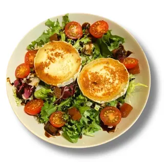 Ensalada de queso de cabra