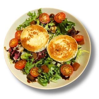 Ensalada de queso de cabra