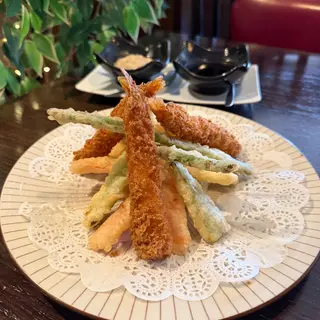 Tempura de Langostinos y Vegetales