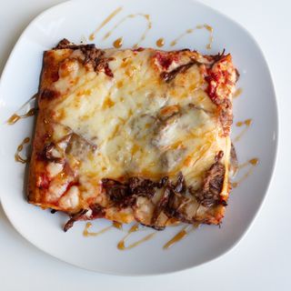 Pizza pesto genovese (porción)