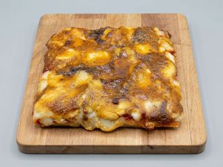 Pizza pesto siciliano (porción)