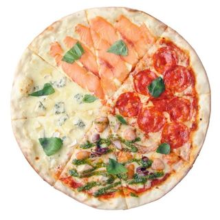 pizza cuatro estaciones (28 cm)