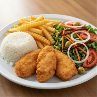 Plato Tiras de Pollo