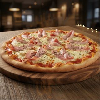 Pizza Jamon de Pollo (Halal) Mediana/Familiar