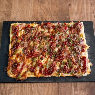 Pizza rafa barbacoa (24x18cm.)