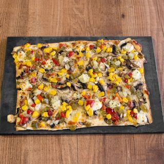 Pizza vegetal mediterránea (24x18cm.)