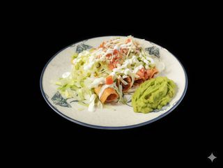 Flautas Tacos Dorados de Pollo o Chorizo  (4 unidades)