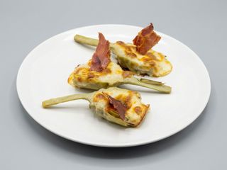 Flor de alcachofa al foie